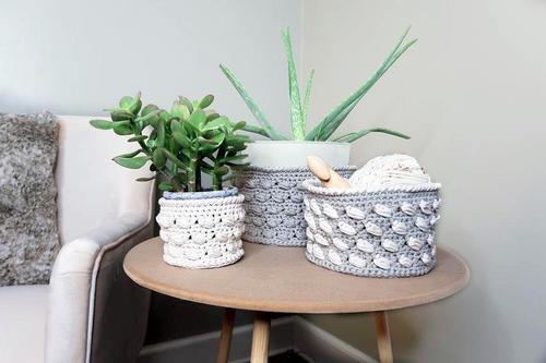 BASKET crochet pattern, STORAGE BASKET crochet pattern, HOME DECOR crochet pattern