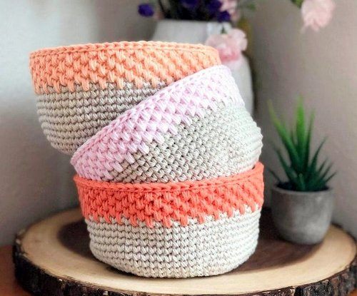 BASKET crochet pattern, STORAGE BASKET crochet pattern, HOME DECOR crochet pattern