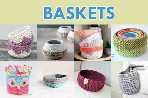 Storage Basket Crochet Pattern Roundup Cute Crochet Home Decor