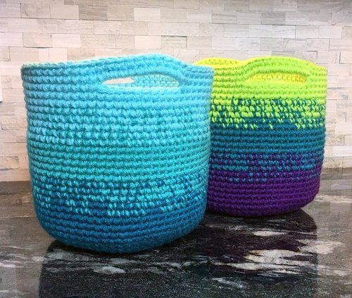 BASKET crochet pattern, STORAGE BASKET crochet pattern, HOME DECOR crochet pattern