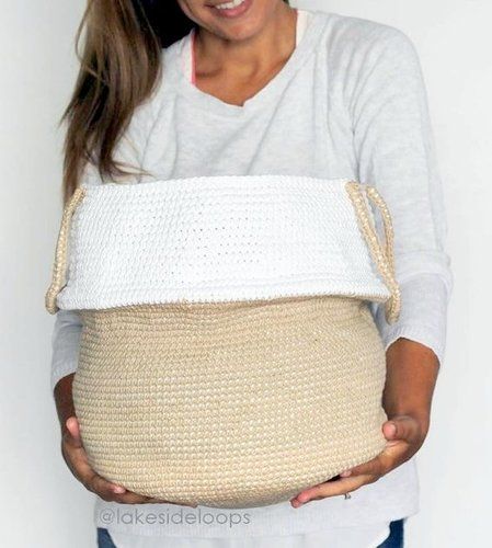 BASKET crochet pattern, STORAGE BASKET crochet pattern, HOME DECOR crochet pattern