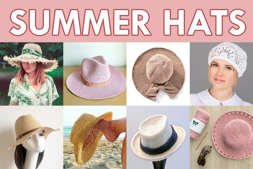 Summer Hat Crochet Pattern Roundup!