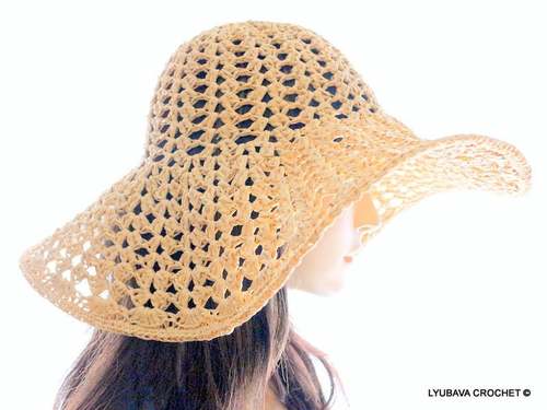 SUMMER HAT crochet pattern,  SUN HAT crochet pattern