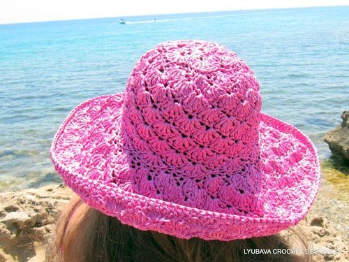 SUMMER HAT crochet pattern,  SUN HAT crochet pattern