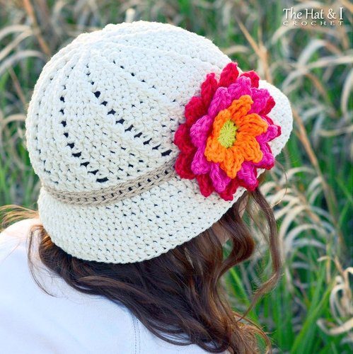 SUMMER HAT crochet pattern,  SUN HAT crochet pattern