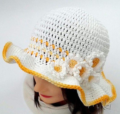 SUMMER HAT crochet pattern,  SUN HAT crochet pattern