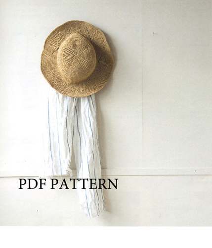 SUMMER HAT crochet pattern,  SUN HAT crochet pattern