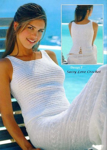 TANK TOP crochet pattern, SUMMER TOP crochet pattern