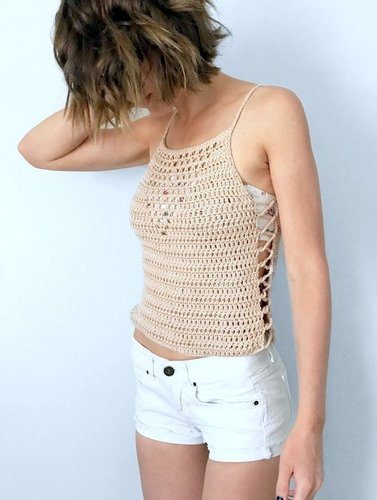 TANK TOP crochet pattern, SUMMER TOP crochet pattern