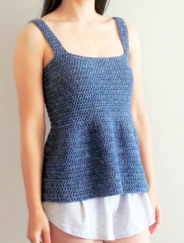 TANK TOP crochet pattern, SUMMER TOP crochet pattern