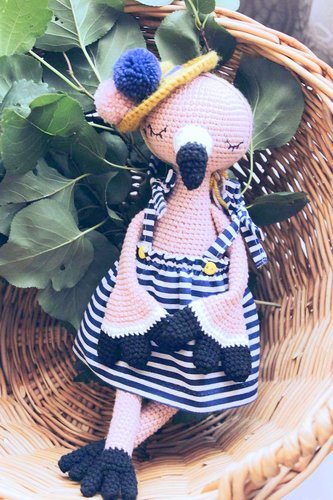 amigurumi FLAMINGO crochet pattern