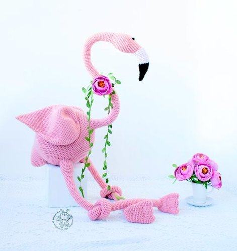 amigurumi FLAMINGO crochet pattern