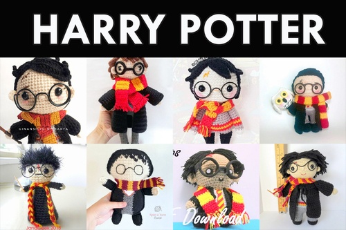 Amigurumi Harry Potter Crochet Pattern Roundup! - AmVaBe Crochet