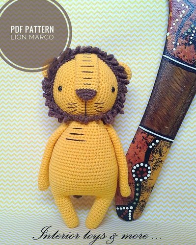 amigurumi LION crochet pattern