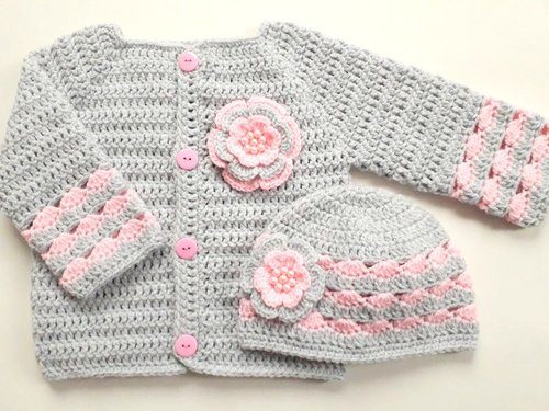 BABY JACKET crochet pattern