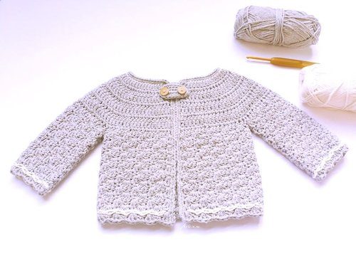 BABY JACKET crochet pattern