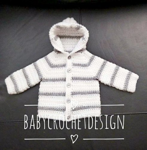 BABY JACKET crochet pattern