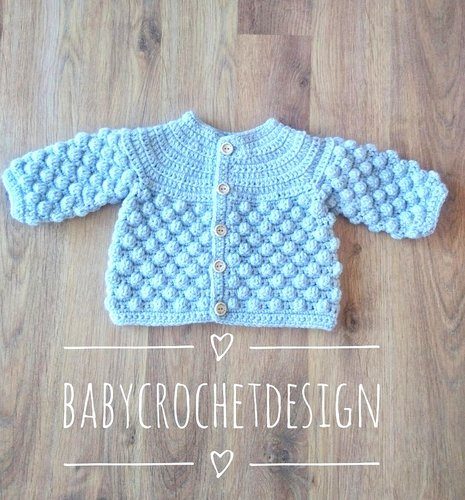 BABY JACKET crochet pattern