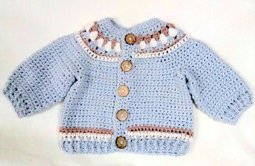 BABY JACKET crochet pattern