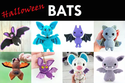 Halloween Bat Amigurumi Crochet Pattern Roundup! - AmVaBe Crochet