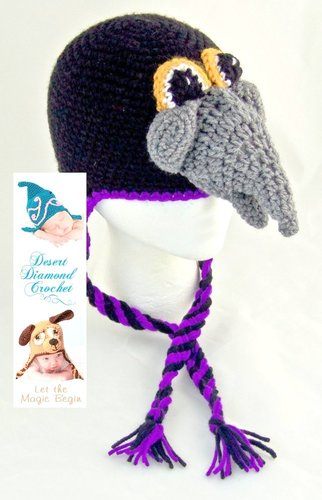 CROW amigurumi crochet pattern