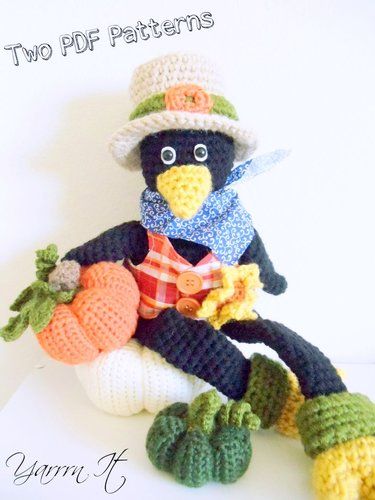 CROW amigurumi crochet pattern