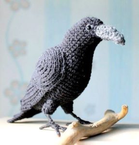 Halloween Crow Amigurumi Crochet Pattern Roundup! - AmVaBe Crochet