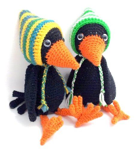 CROW amigurumi crochet pattern