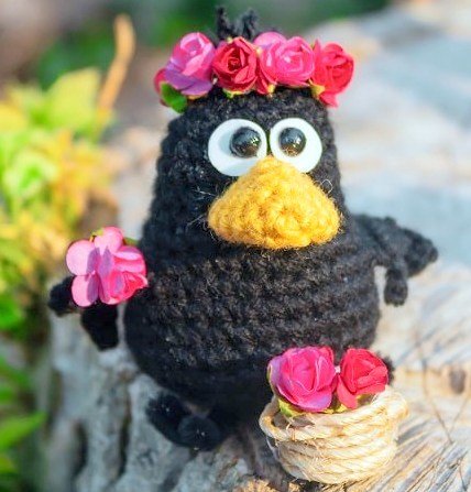 CROW amigurumi crochet pattern