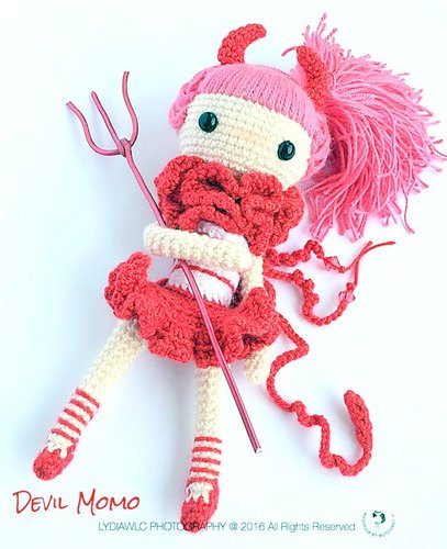 HALLOWEEN DEVIL amigurumi crochet pattern