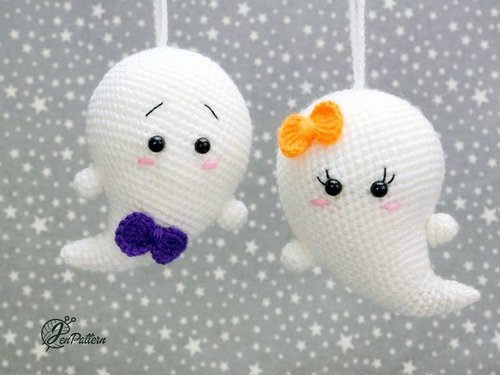 Halloween Ghost Amigurumi Crochet Pattern