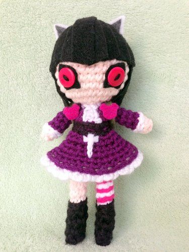 GOTH DOLL amigurumi crochet pattern