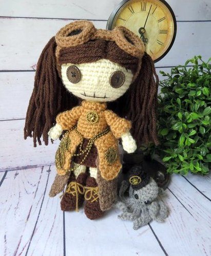 GOTH DOLL amigurumi crochet pattern