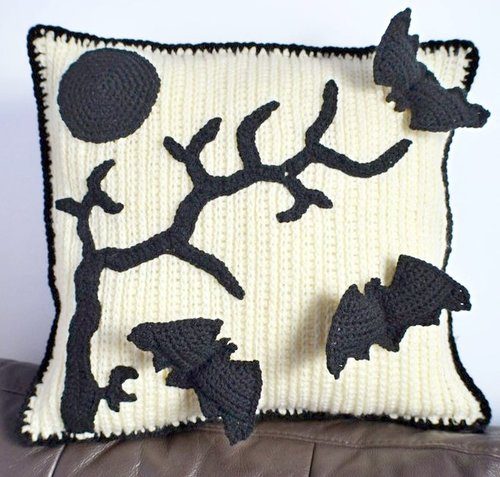 Halloween Home Decor Pillow  Crochet Pattern