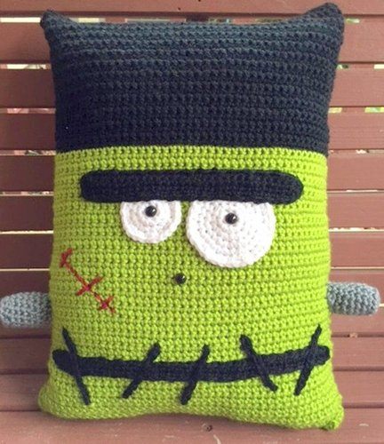 Halloween Home Decor Pillow  Crochet Pattern