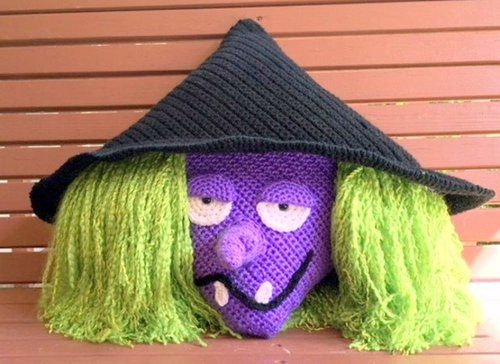 Halloween Home Decor Pillow  Crochet Pattern