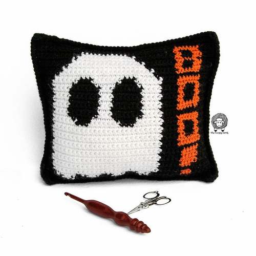 Halloween Home Decor Pillow  Crochet Pattern