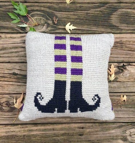 Halloween Home Decor Pillow  Crochet Pattern