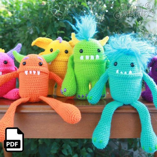 Halloween MONSTER amigurumi crochet pattern