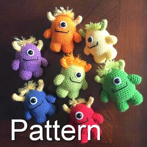 Halloween MONSTER amigurumi crochet pattern