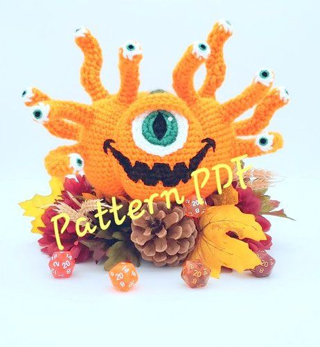 Halloween MONSTER amigurumi crochet pattern