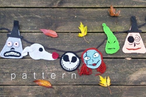 Halloween "Nightmare Before Christmas" Characters Crochet Pattern