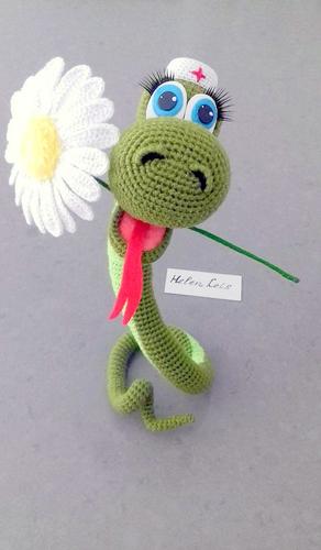 SNAKE amigurumi crochet pattern