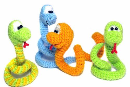 SNAKE amigurumi crochet pattern