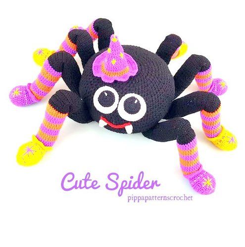 Halloween Spider Amigurumi Crochet Pattern