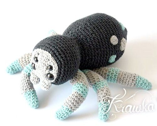 Halloween Spider Amigurumi Crochet Pattern