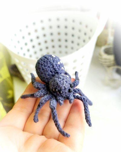 Halloween Spider Amigurumi Crochet Pattern