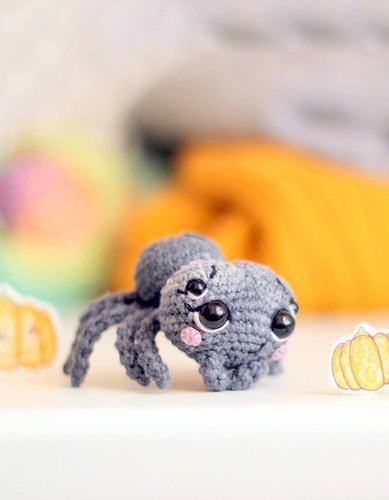 Halloween Spider Amigurumi Crochet Pattern