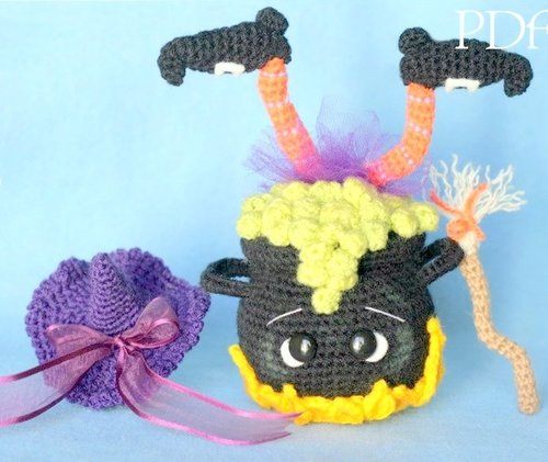 Halloween Witch Amigurumi Crochet Pattern