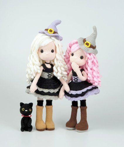 Halloween Witch Amigurumi Crochet Pattern